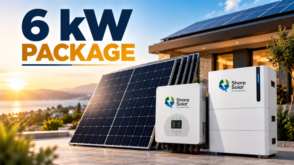 6 kW Solar Package Sharp Soar