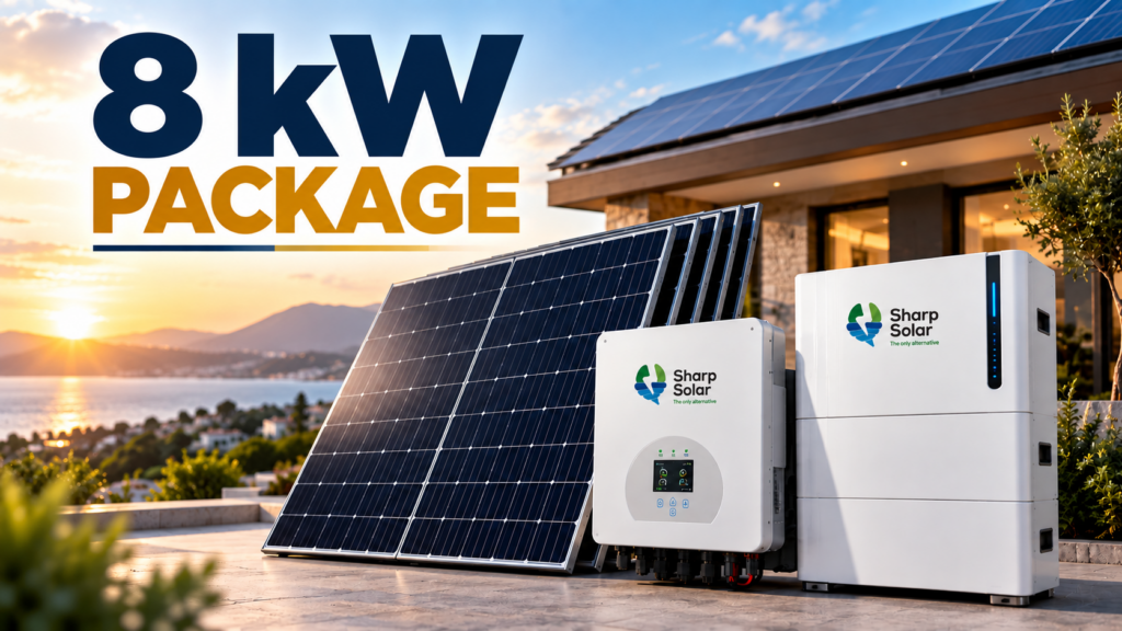 Sharp Solar 8 kW Package